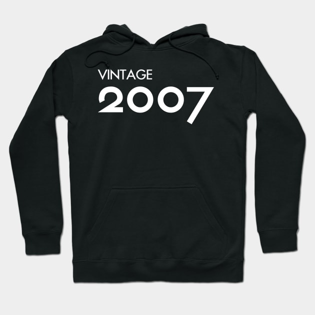 Vintage 2007 Gift 13th Birthday Party Hoodie by Damsin
